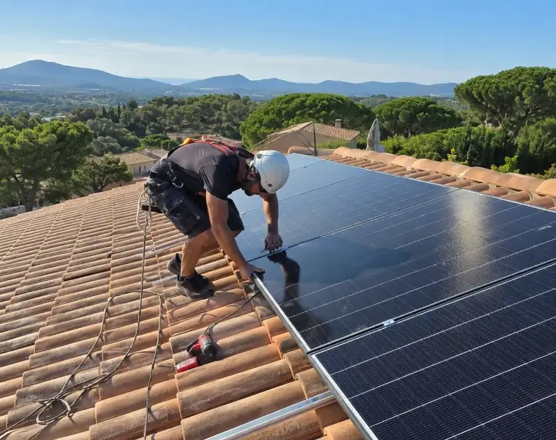 Installateur panneaux solaires Saint-Laurent-d'Agny — pose photovoltaïque sur toiture
